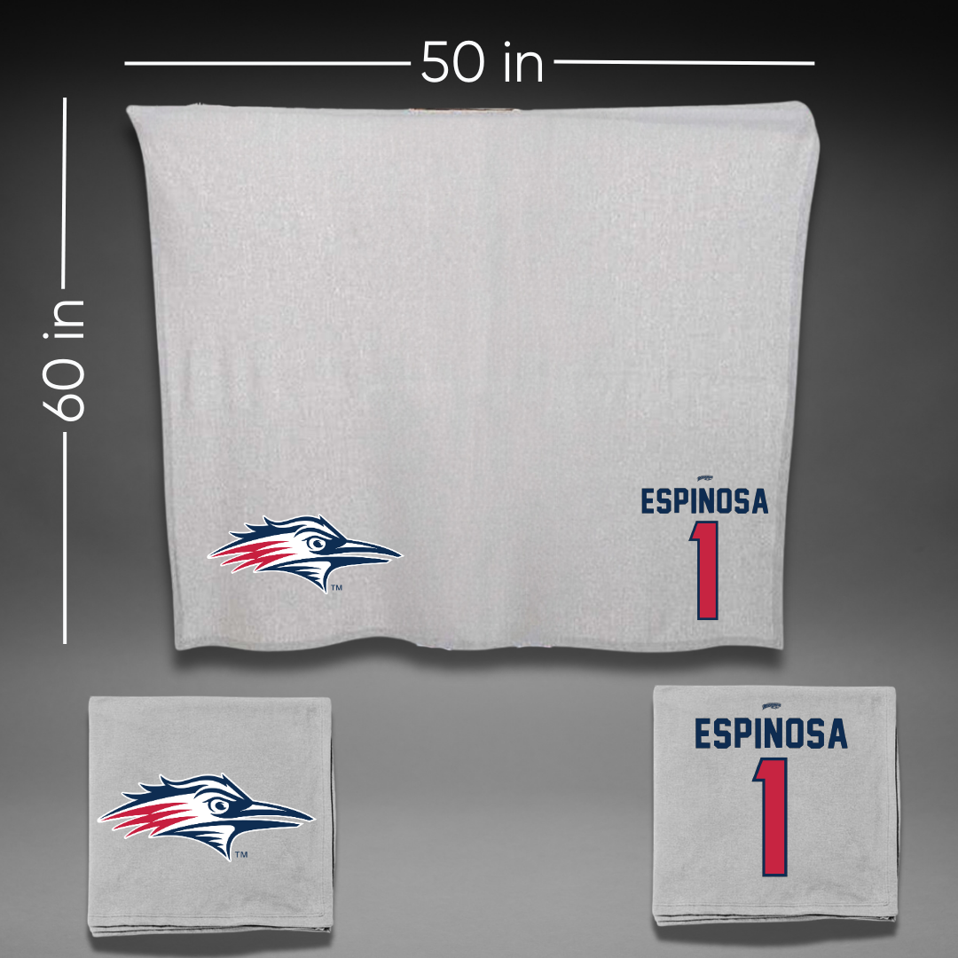 Metropolitan State University of Denver Basketball Gray Blanket - #1 Mikylah Espinosa