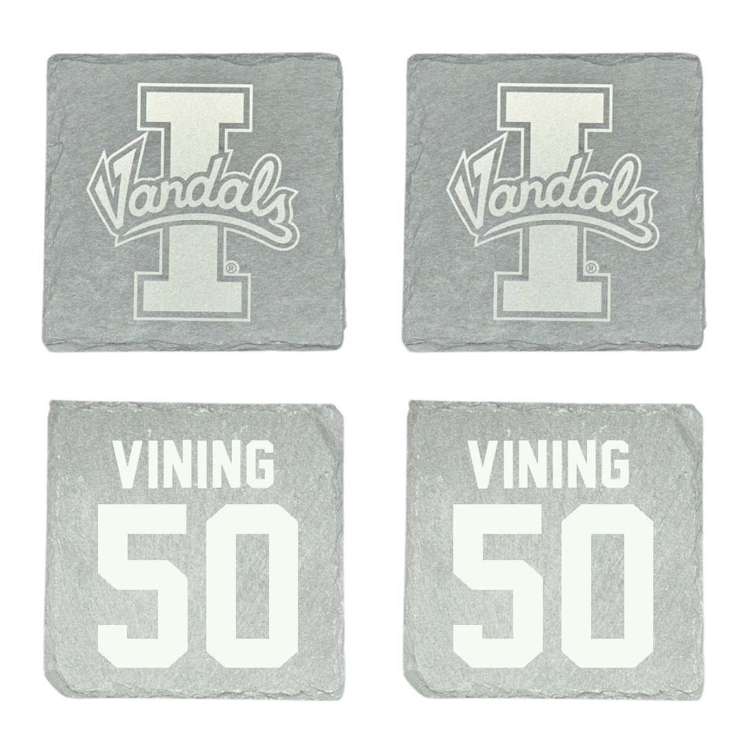 University of Idaho Football Stone Coaster (4 Pack)  - #50 Layton Vining
