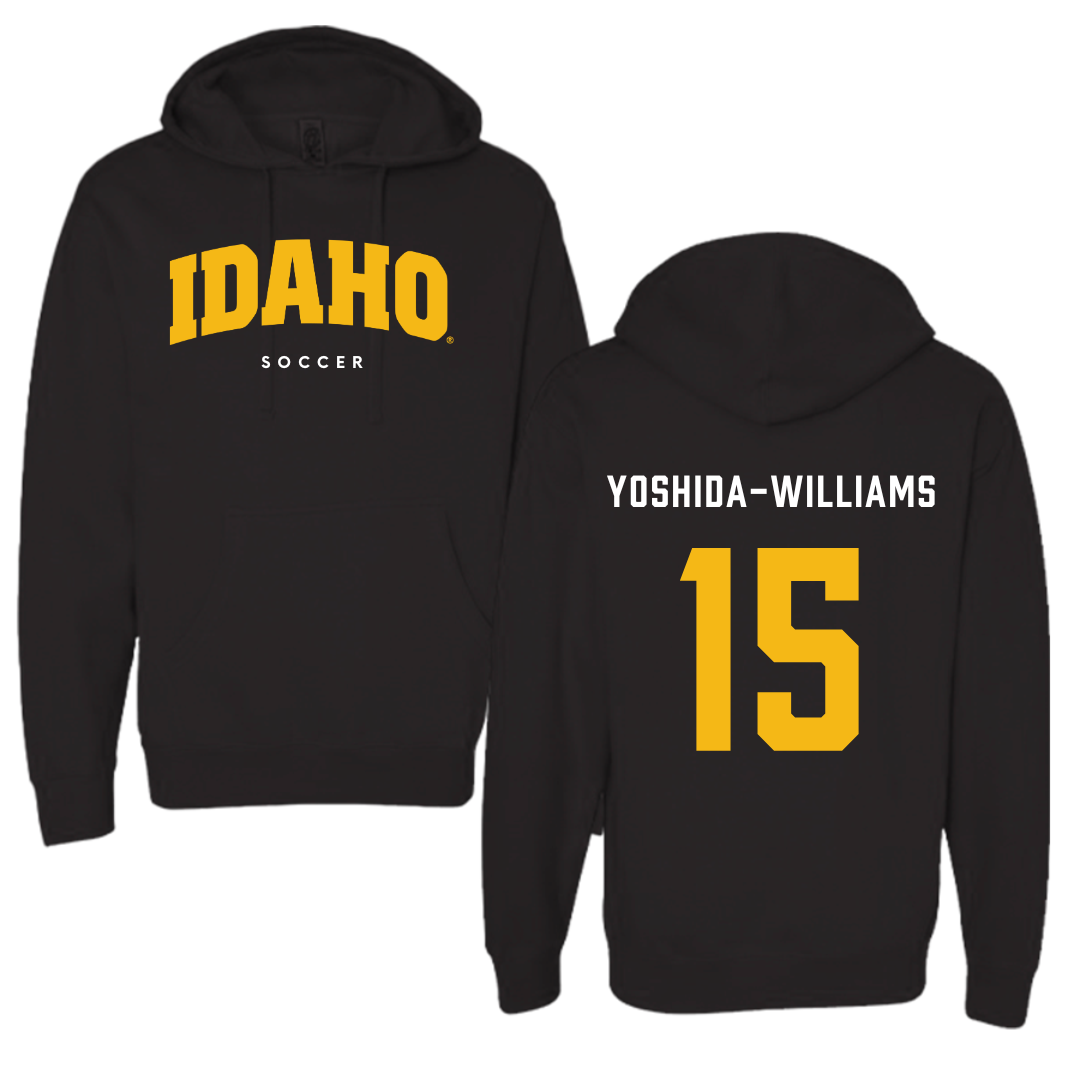 University of Idaho Soccer Black Idaho Hoodie - #15 Karli Yoshida-Williams
