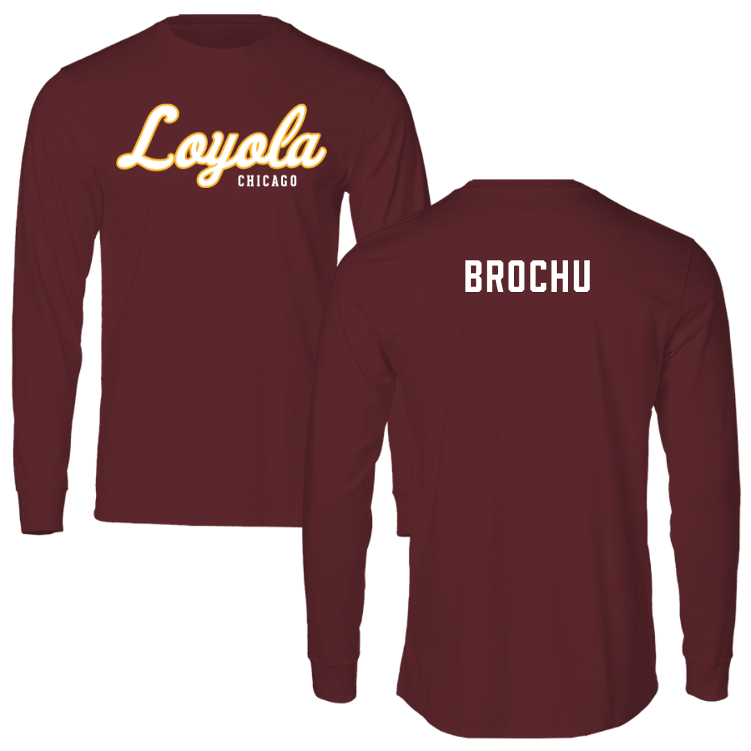 Loyola University-Chicago Golf Maroon Long Sleeve - Jolie Brochu
