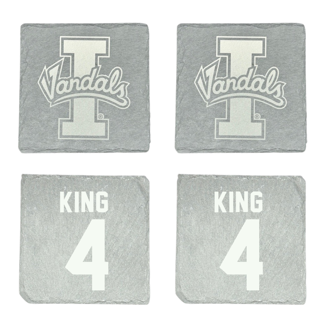 University of Idaho Football Stone Coaster (4 Pack)  - #4 Isiah King