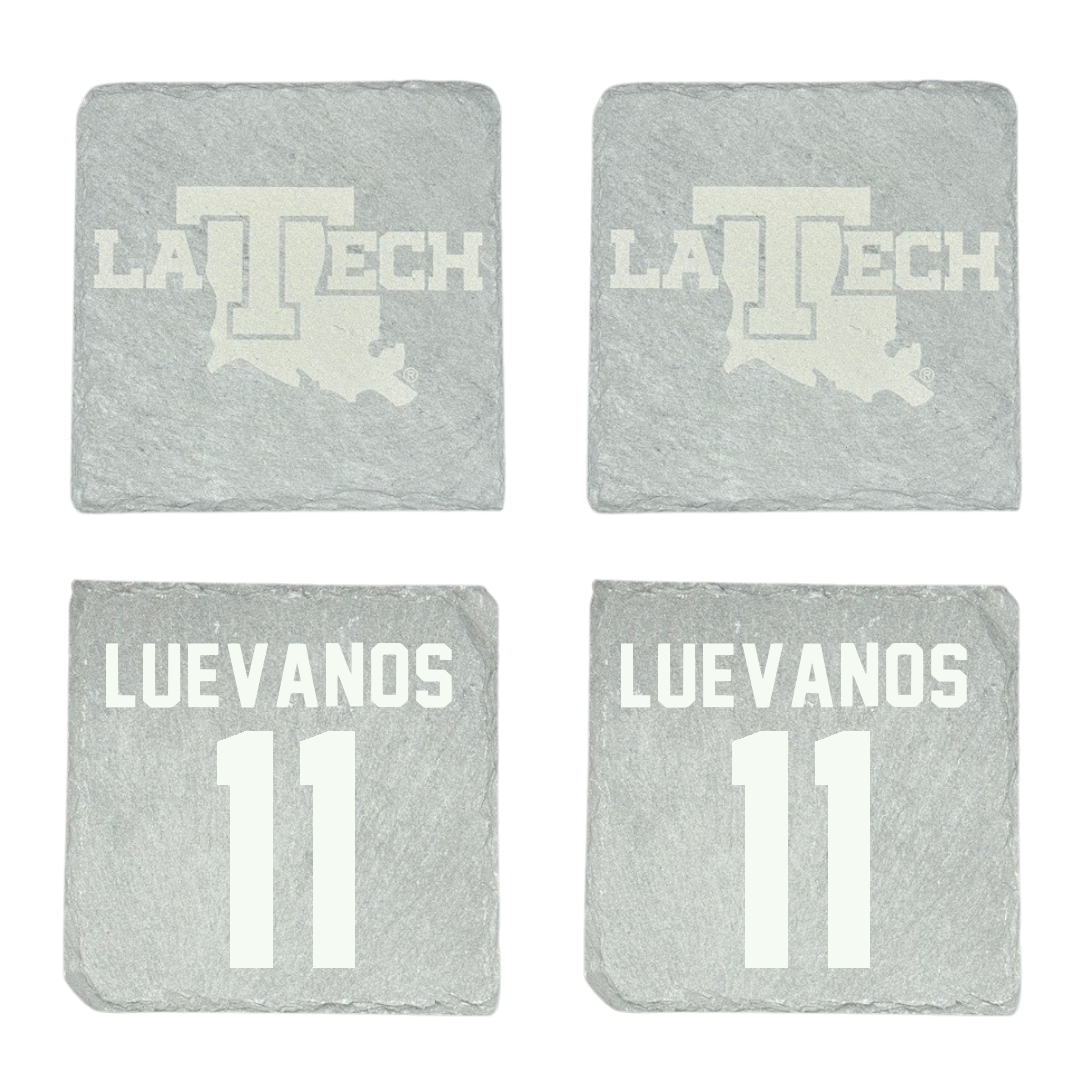 Louisiana Tech University Volleyball Stone Coaster (4 Pack)  - #11 Grace Luevanos