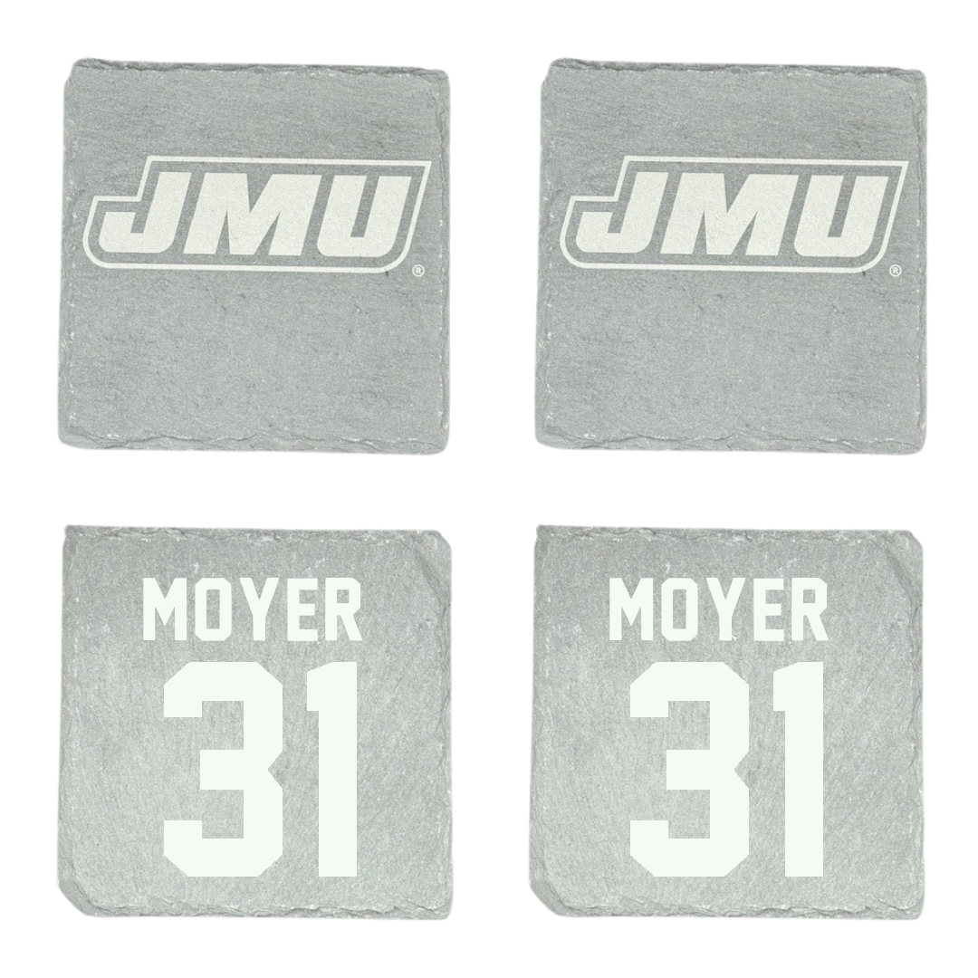 James Madison University Lacrosse Stone Coaster (4 Pack)  - #31 Adanya Moyer