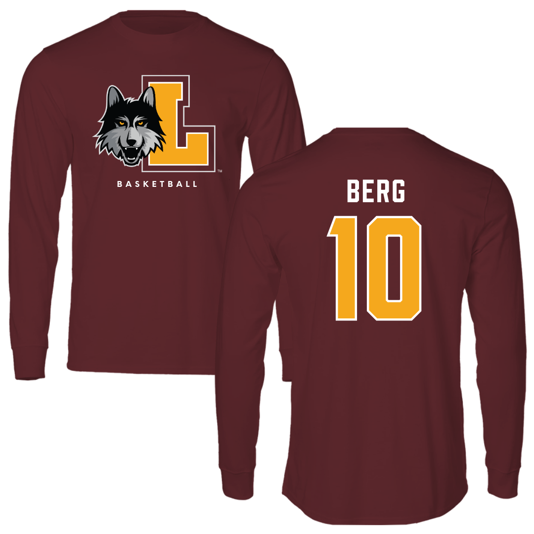 Loyola University-Chicago Basketball Maroon Mascot Performance Long Sleeve - #10 Ali Berg