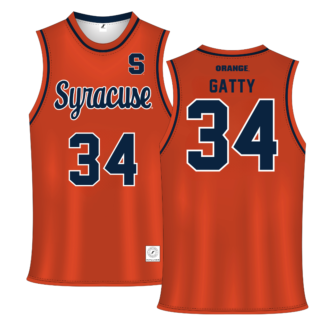 Syracuse University Orange Basketball Jersey - #34 Christopher Gatty