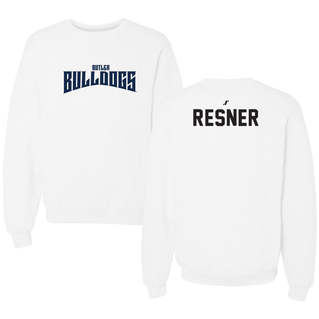 Butler University Swimming & Diving White Classic Crewneck - Sophia Resner