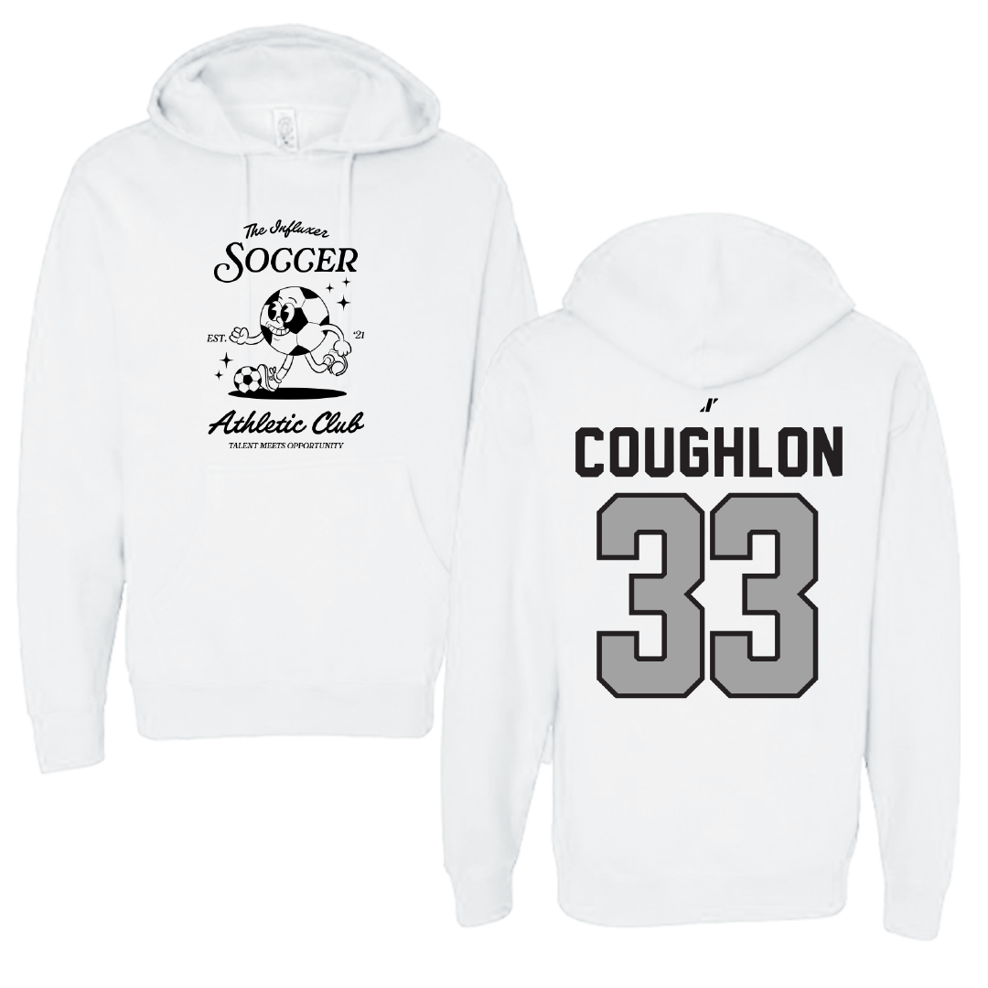 Soccer White Influxer Athletic Club Hoodie - #33 Mitch Coughlon