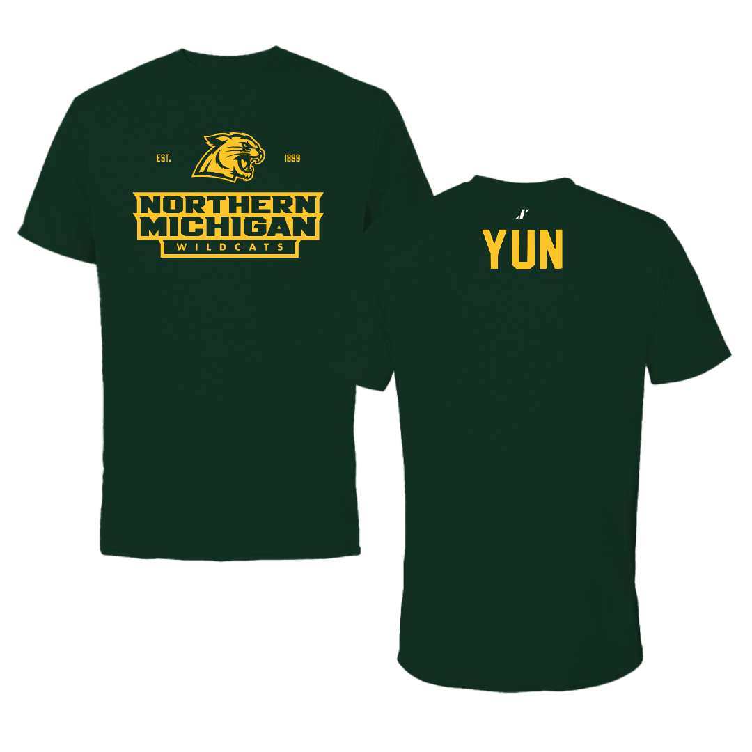 Northern Michigan University Golf Forest Green General Tee - Eric Yun