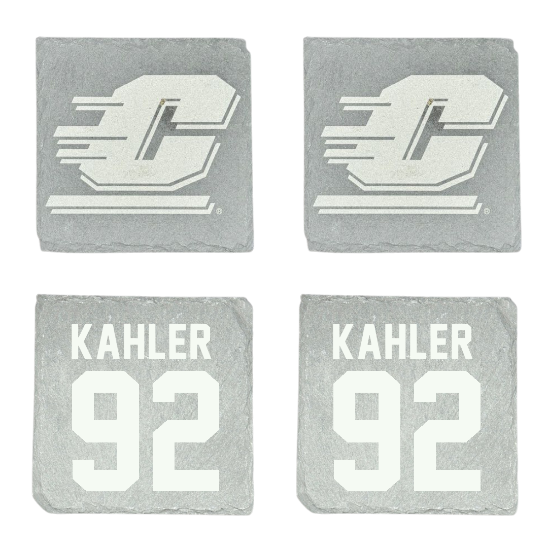Central Michigan University Lacrosse Stone Coaster (4 Pack)  - #92 Leila Kahler