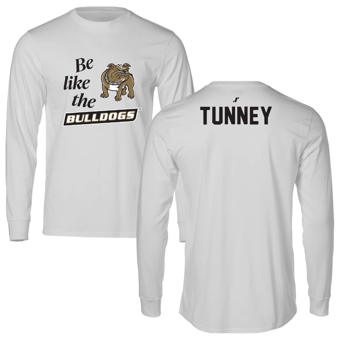 Bryant University TF and XC Light Gray Be Like Us Long Sleeve - Kat Tunney