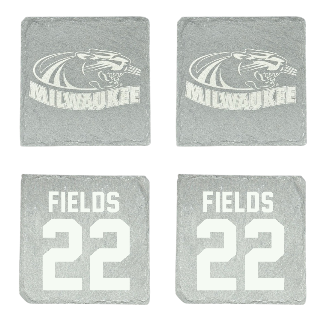 University of Wisconsin-Milwaukee Basketball Stone Coaster (4 Pack)  - #22 Faizon Fields