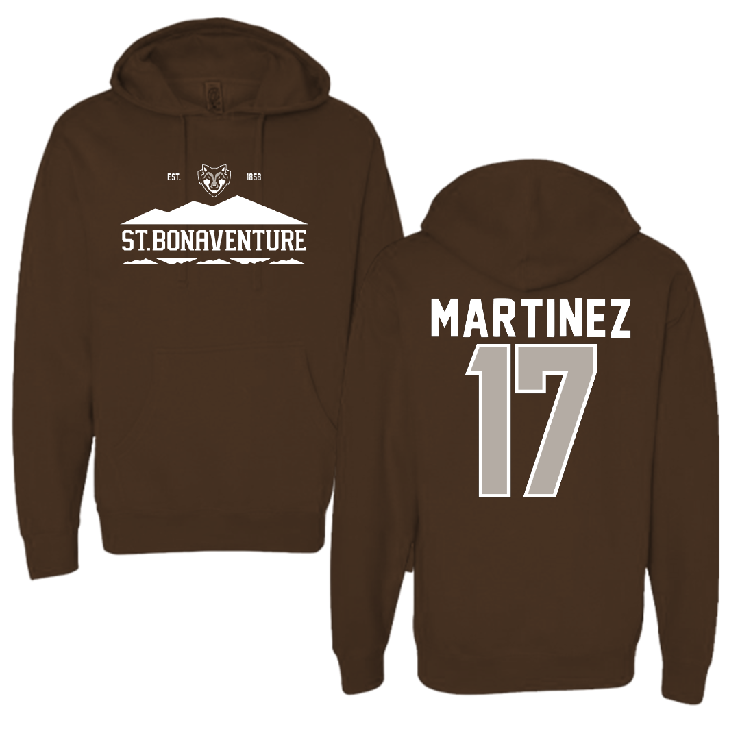 St. Bonaventure University Softball Brown General Hoodie - #17 Bryana Martinez