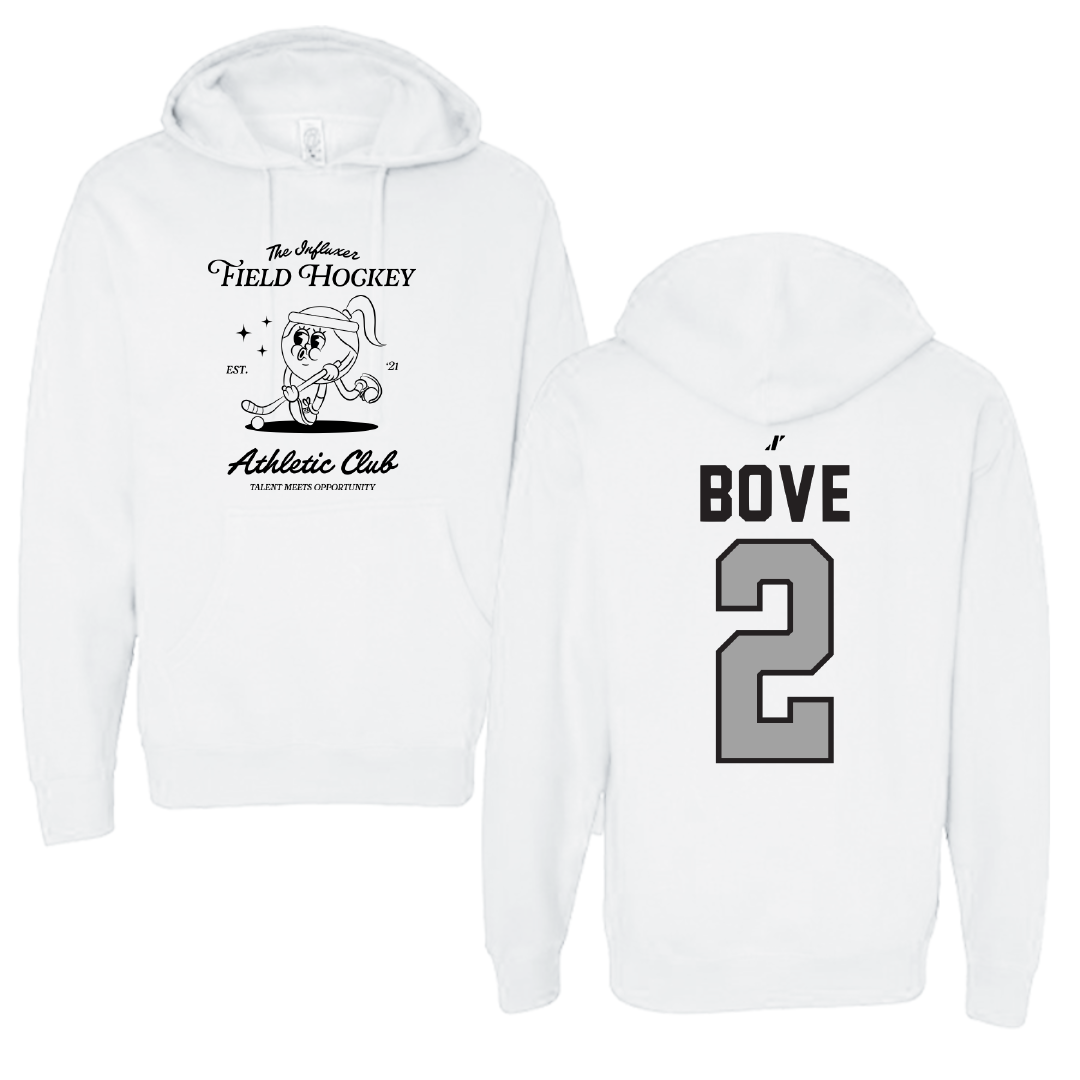 Field Hockey White Influxer Athletic Club Hoodie - #2 Lexi Bove