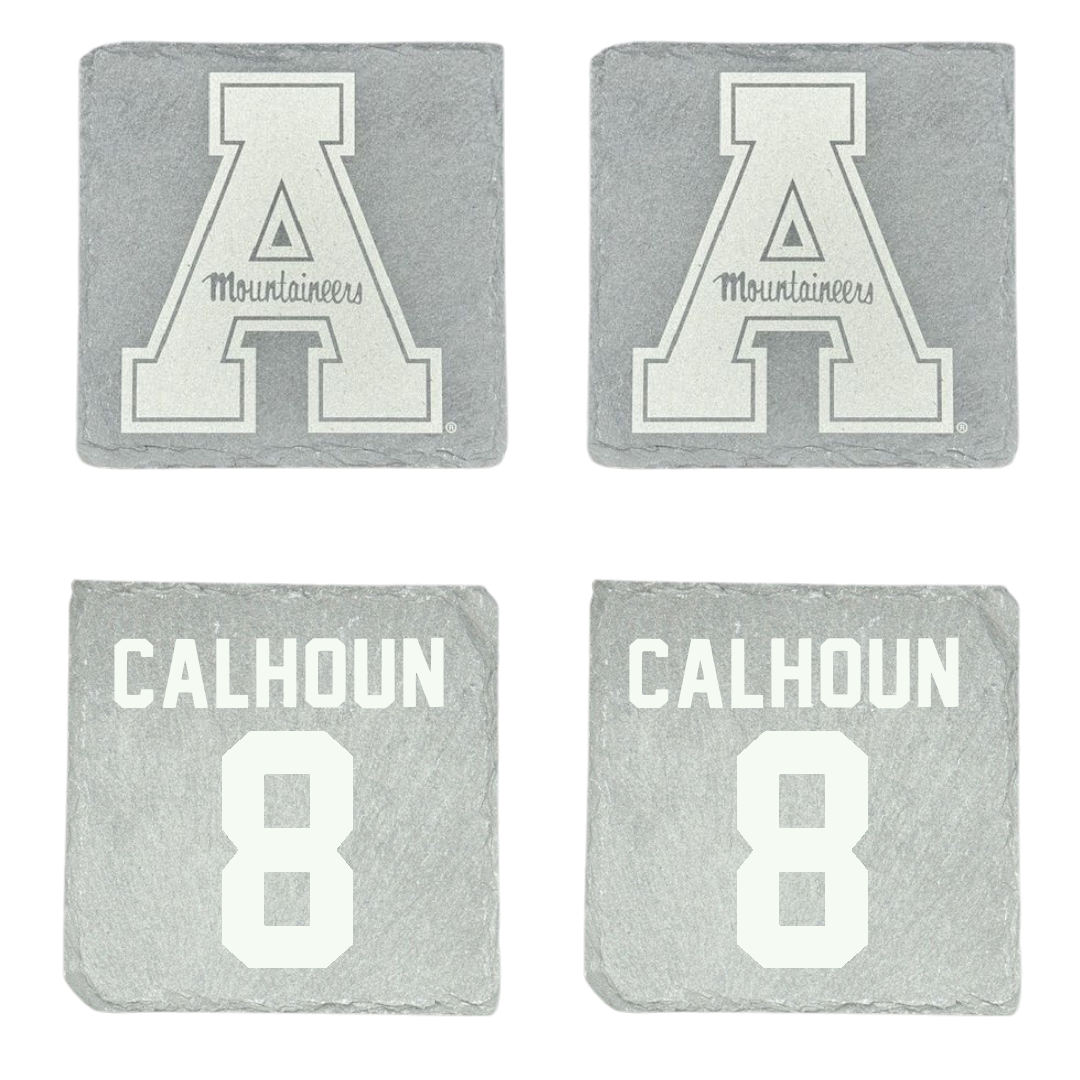 Appalachian State University Football Stone Coaster (4 Pack)  - #8 Jaylon Calhoun