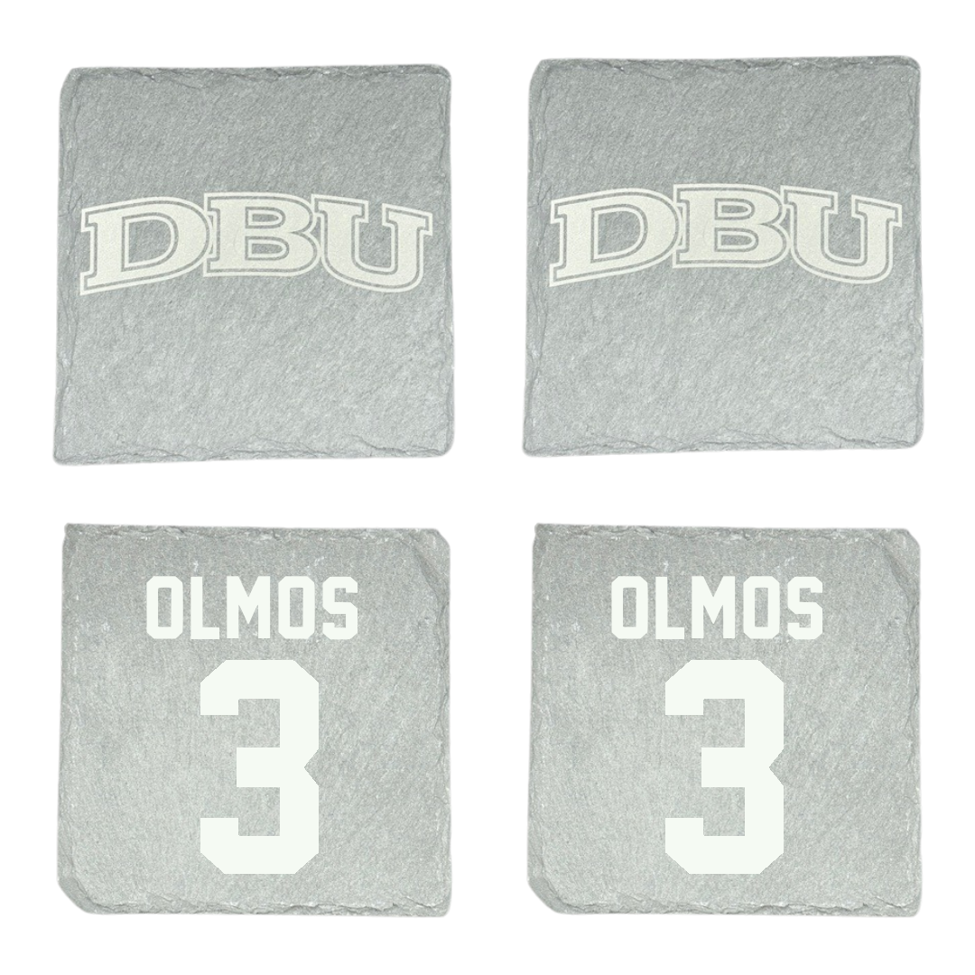 Dallas Baptist University Soccer Stone Coaster (4 Pack)  - #3 Angelina Olmos