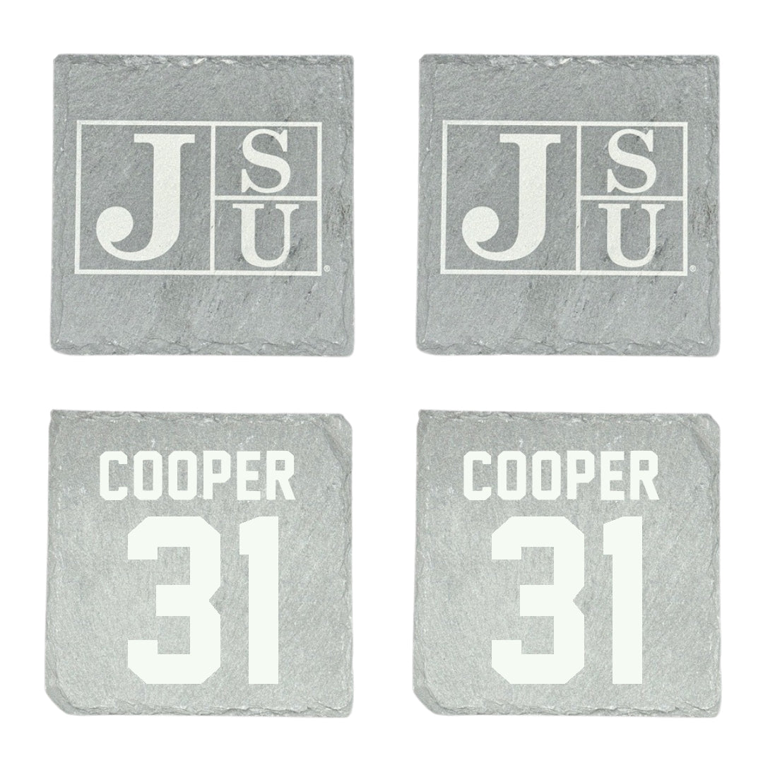 Jackson State University Basketball Stone Coaster (4 Pack)  - #31 Zoe Cooper