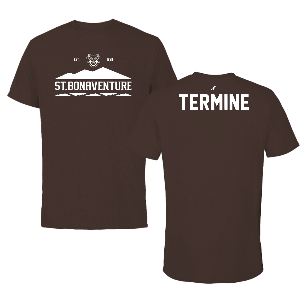 St. Bonaventure University Swimming & Diving Brown General Tee - Luigi Termine