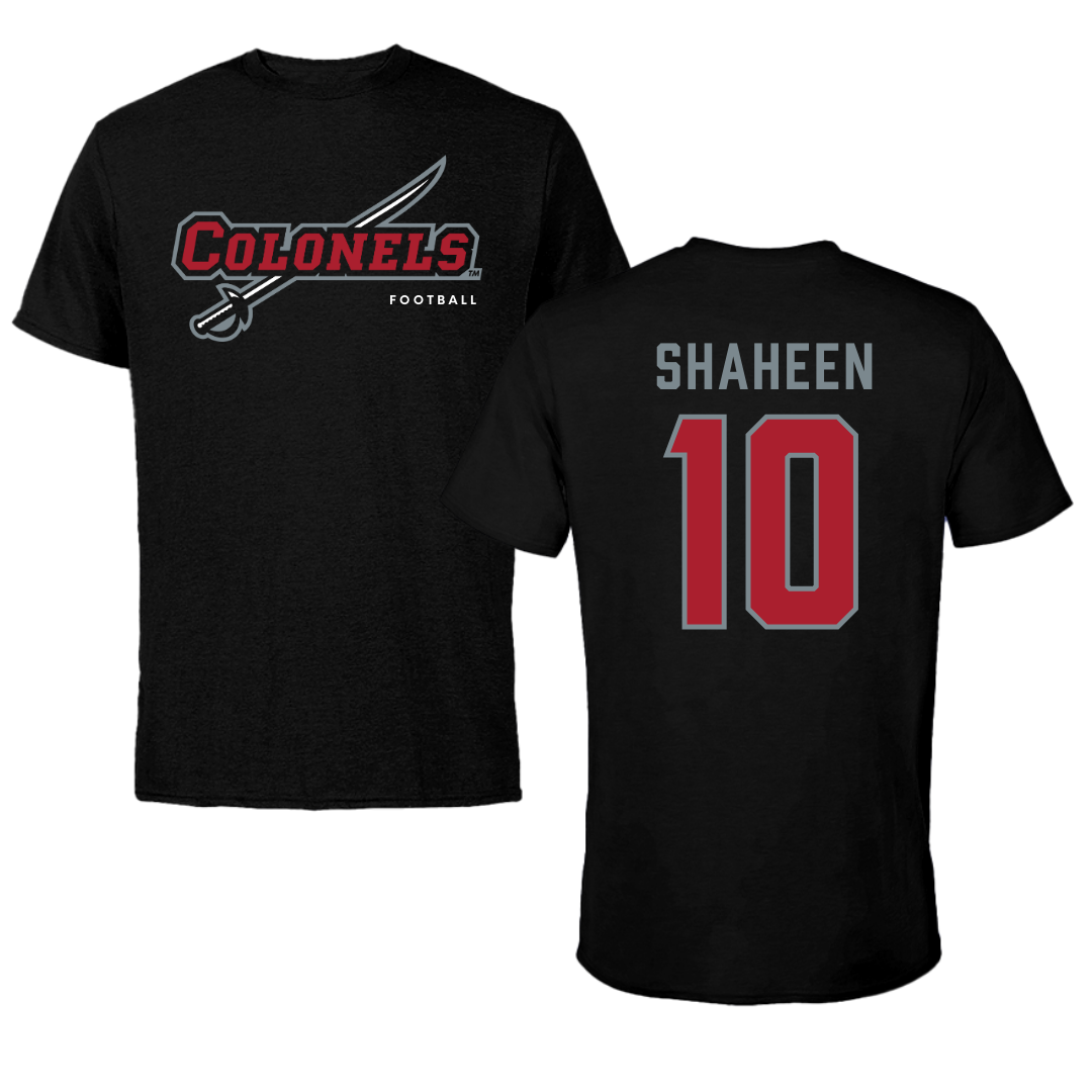 Nicholls State University Football Black Performance Tee - #10 Hayden Shaheen