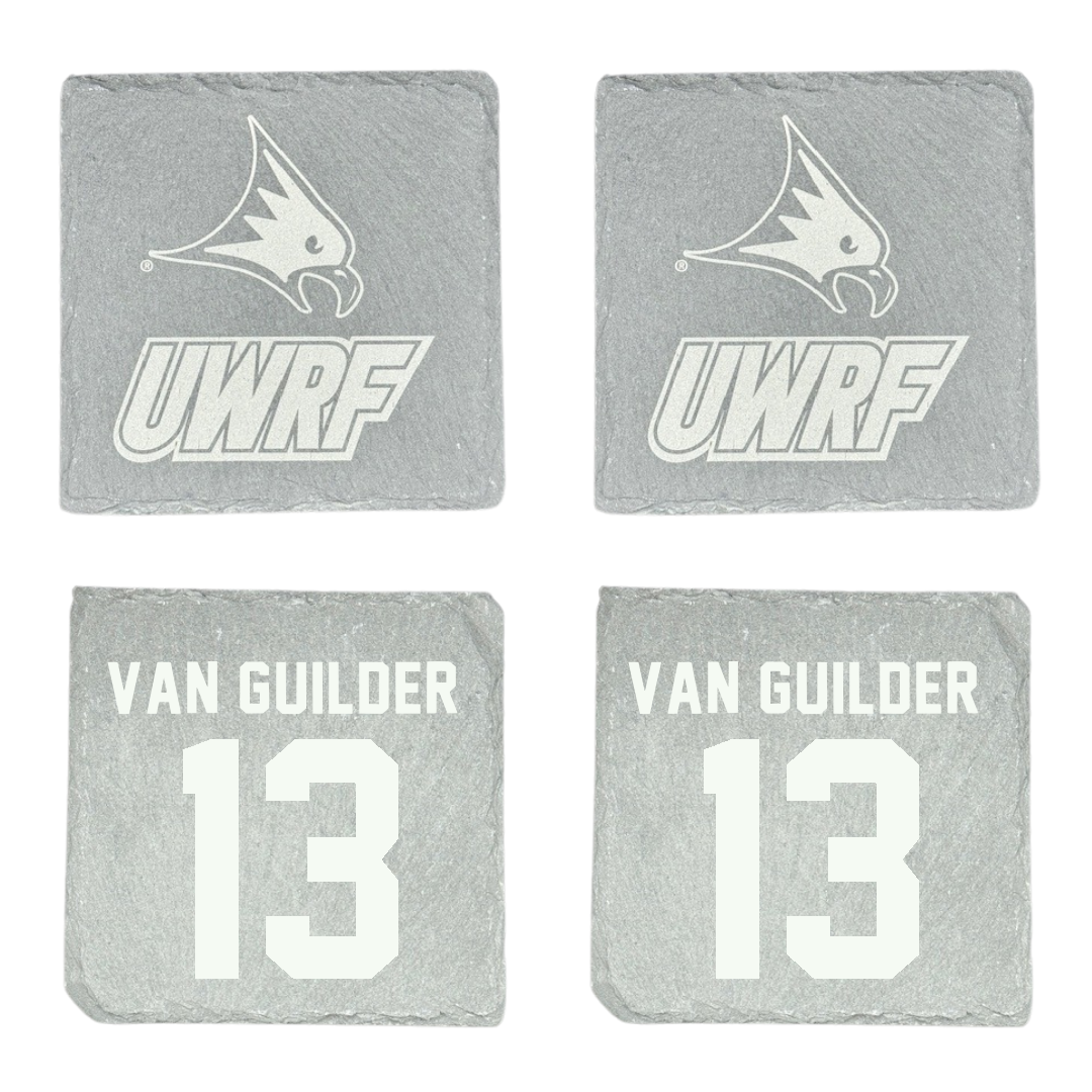 University of Wisconsin-River Falls Soccer Stone Coaster (4 Pack)  - #13 Greta Van Guilder