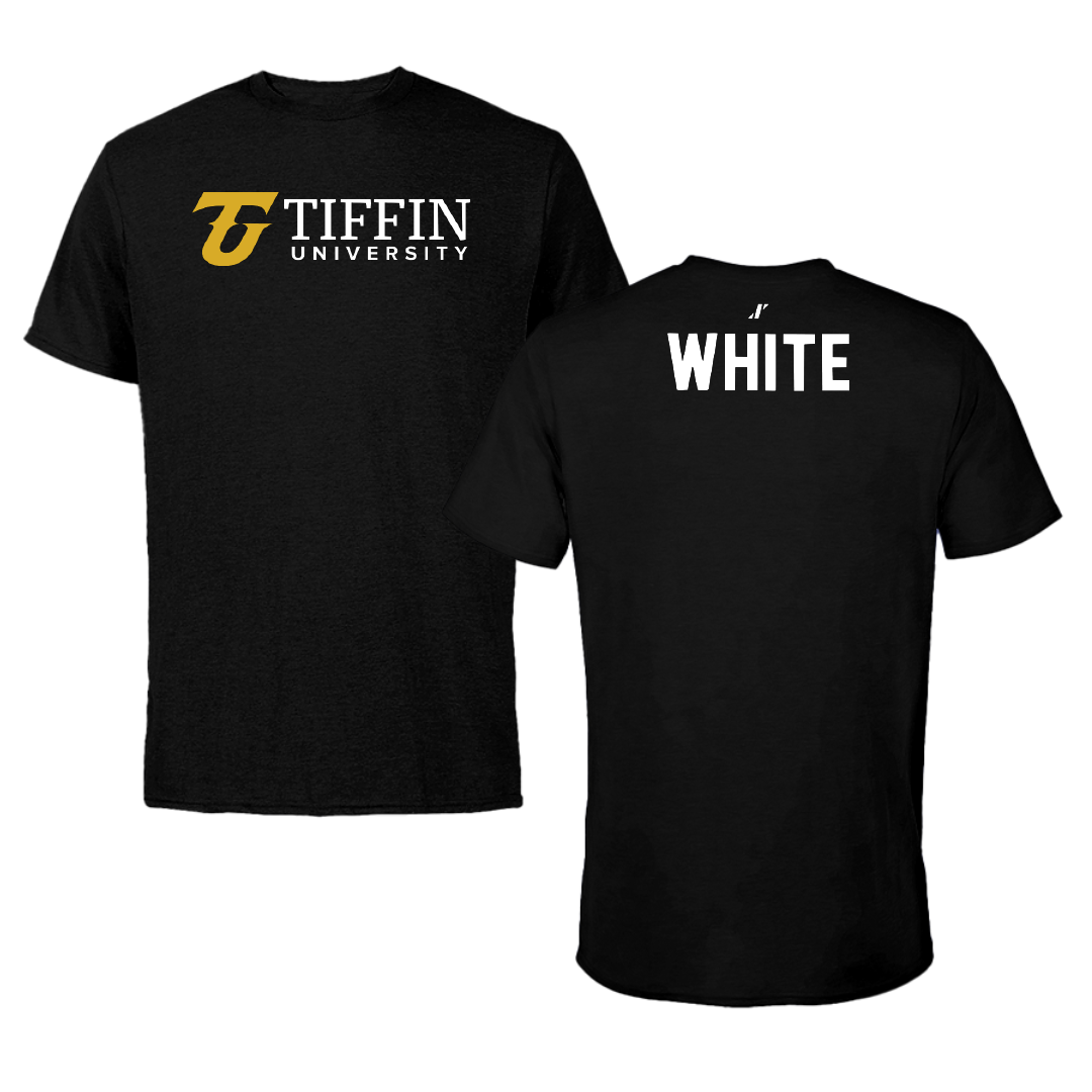 Tiffin University TF and XC Black Tee - Jaylen White
