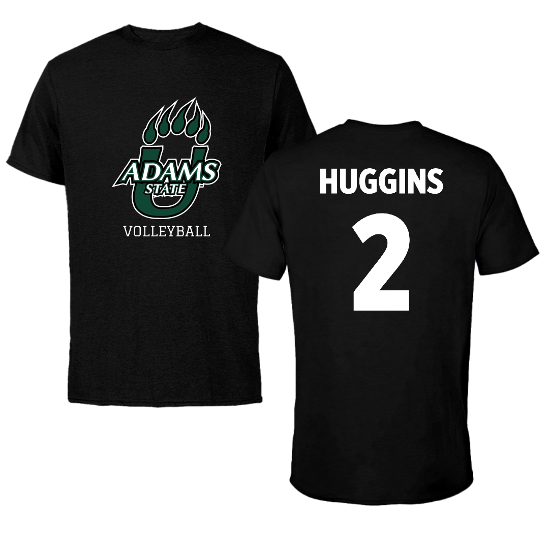 Adams State University Volleyball Black State Performance Tee - #2 Anna Huggins