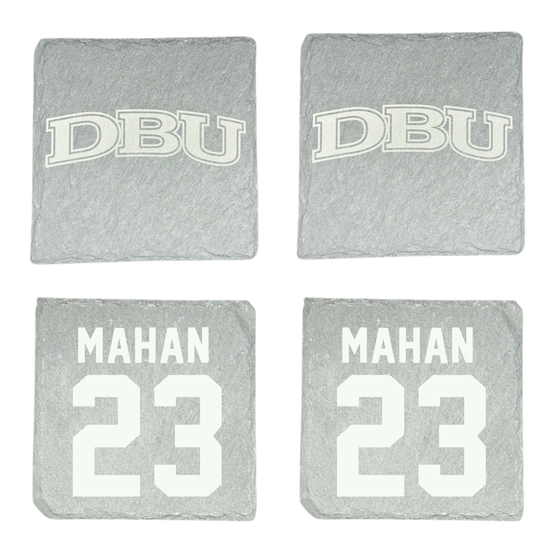 Dallas Baptist University Lacrosse Stone Coaster (4 Pack)  - #23 Devin Mahan