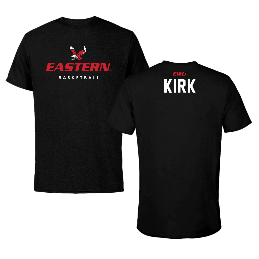 Eastern Washington University Basketball Black Eastern Tee - Paris Kirk