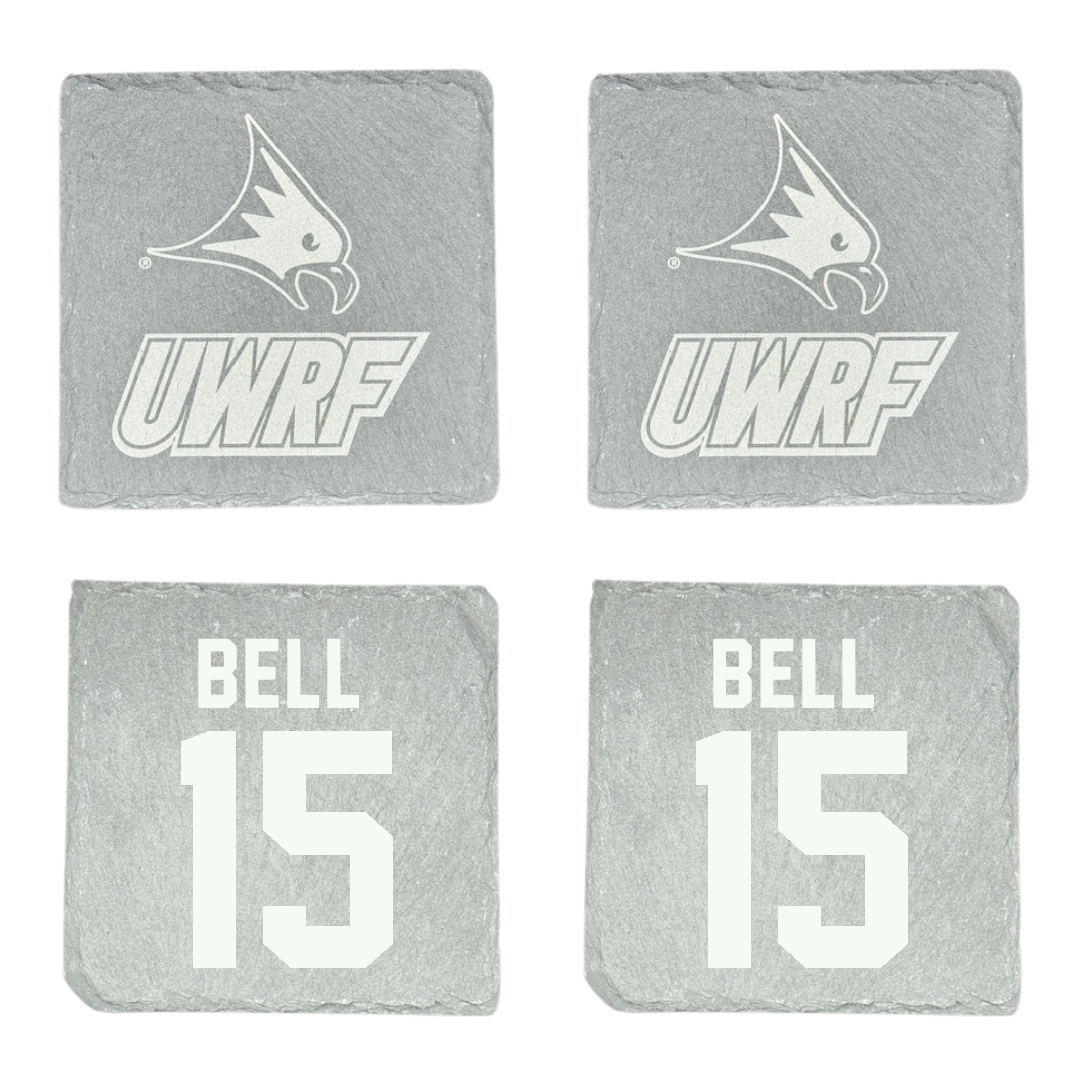 University of Wisconsin-River Falls Ice Hockey Stone Coaster (4 Pack)  - #15 Katherine Bell