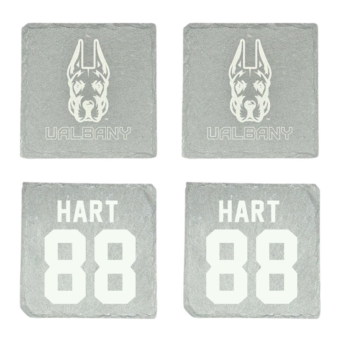 University at Albany Soccer Stone Coaster (4 Pack)  - #88 Megan Hart