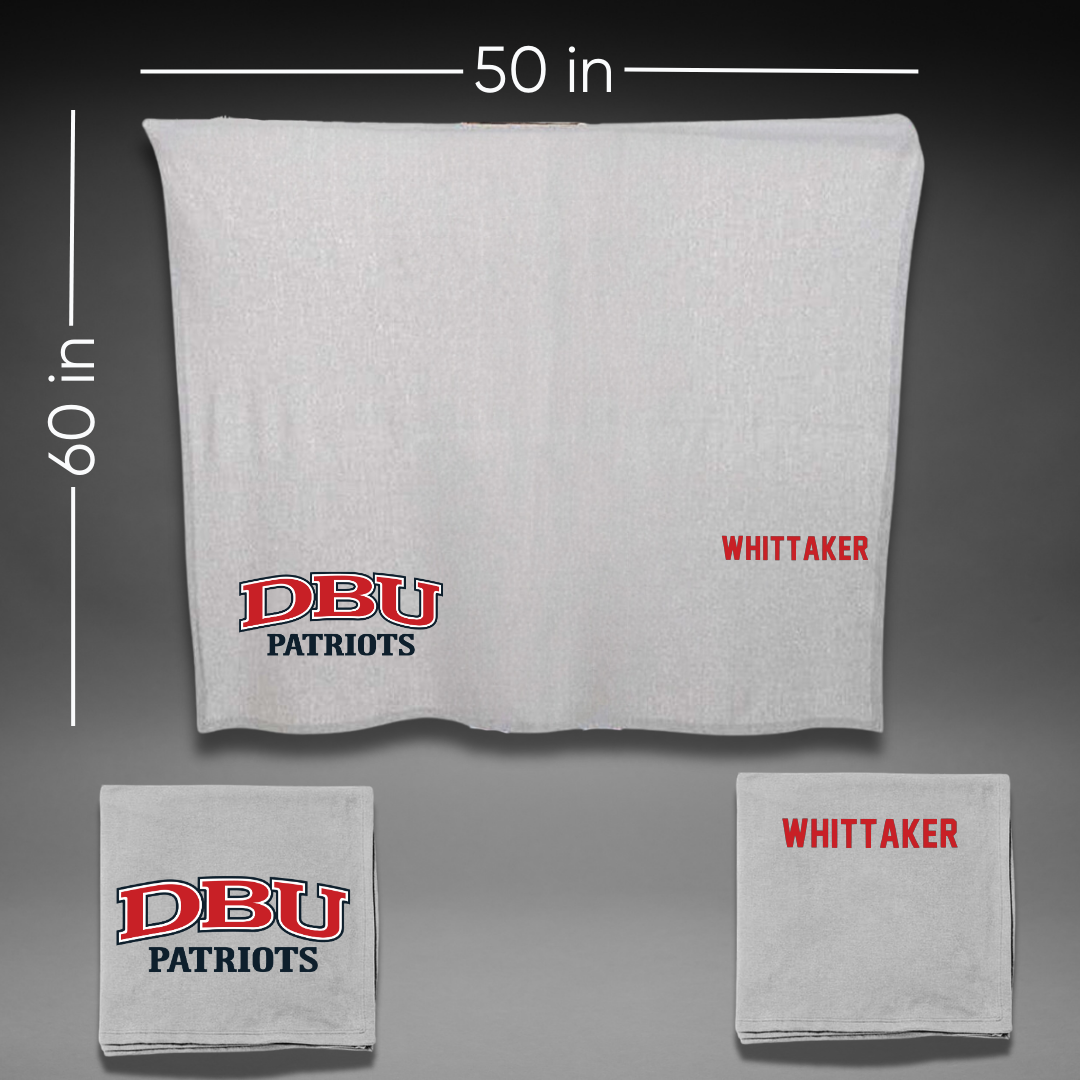 Dallas Baptist University Tennis Gray Blanket - Oliver Whittaker