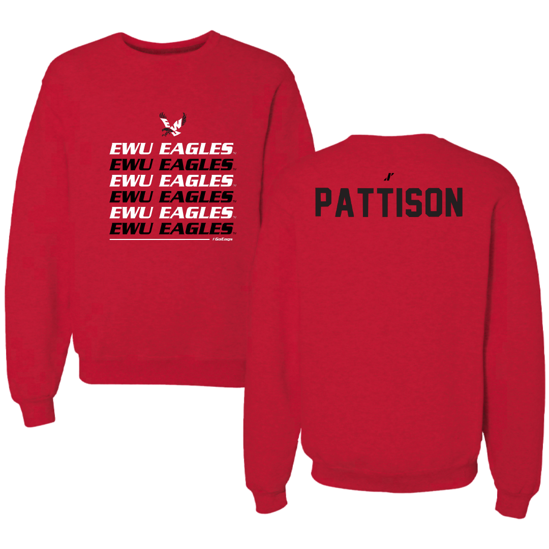 Eastern Washington University TF and XC Red General Crewneck - Chloe Pattison