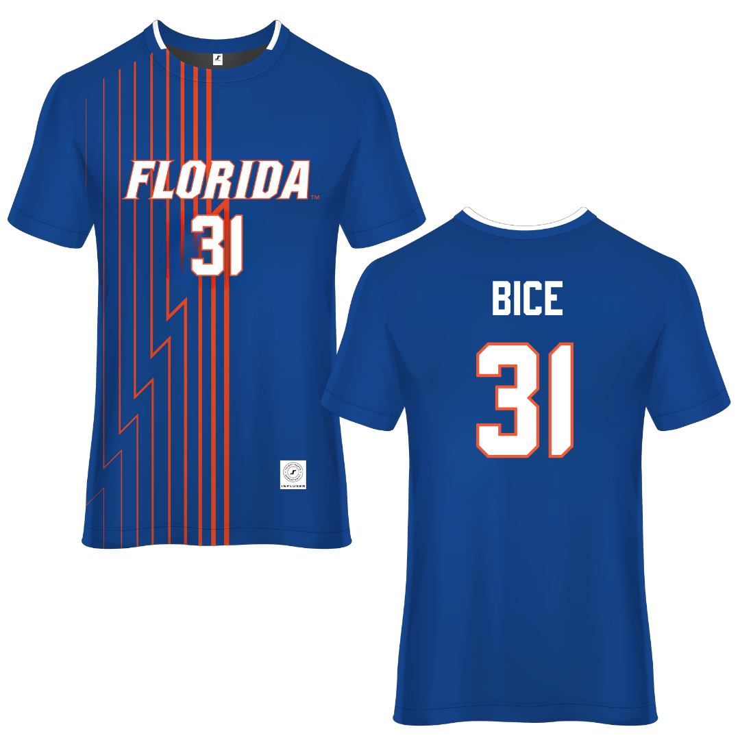 University of Florida Blue Soccer Jersey - #31 Paris Bice