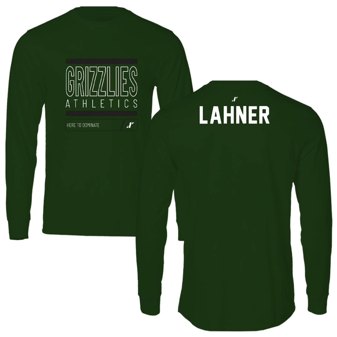 Adams State University TF and XC Forest Green Dominate Long Sleeve - Vienna Lahner