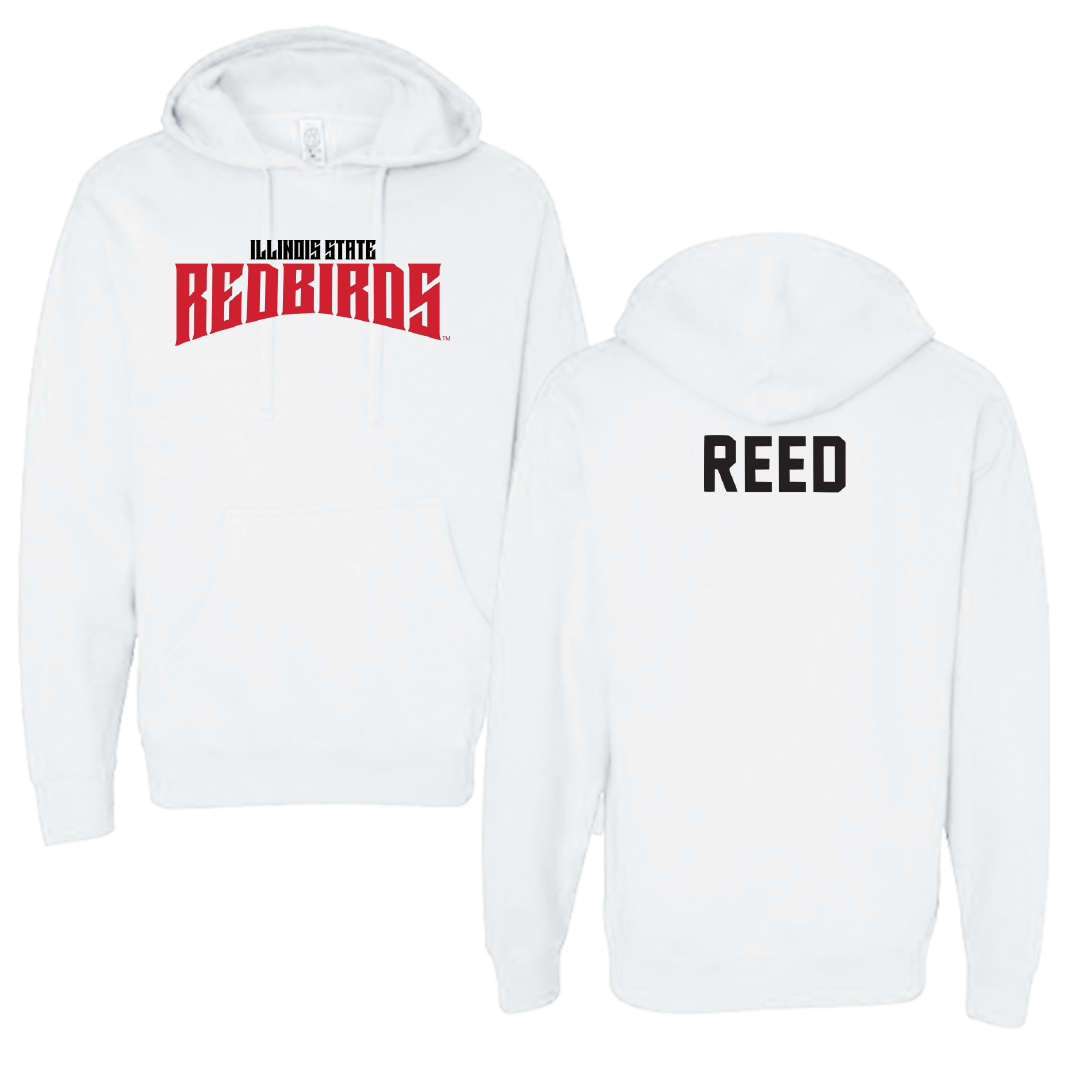 Illinois State University Track and Field White Classic Hoodie - Maggie Reed