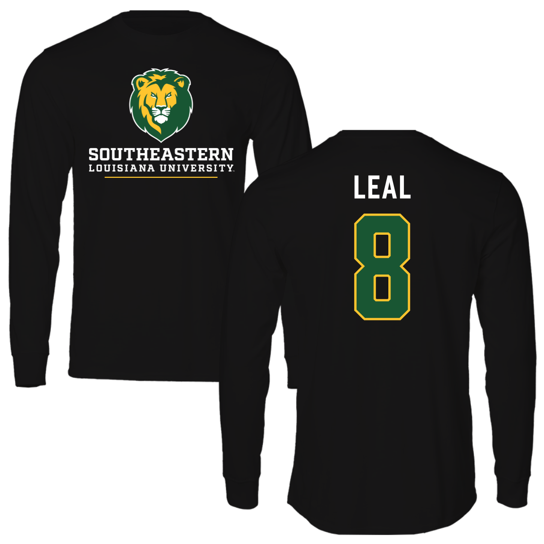 Southeastern Louisiana University Softball Black Long Sleeve - #8 Maddie Leal