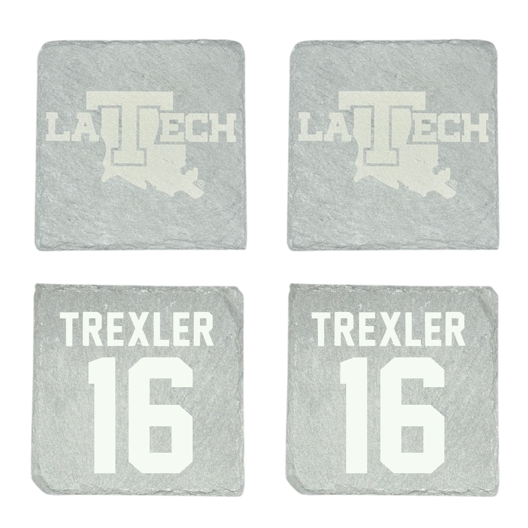 Louisiana Tech University Bowling Stone Coaster (4 Pack)  - #16 Kylee Trexler