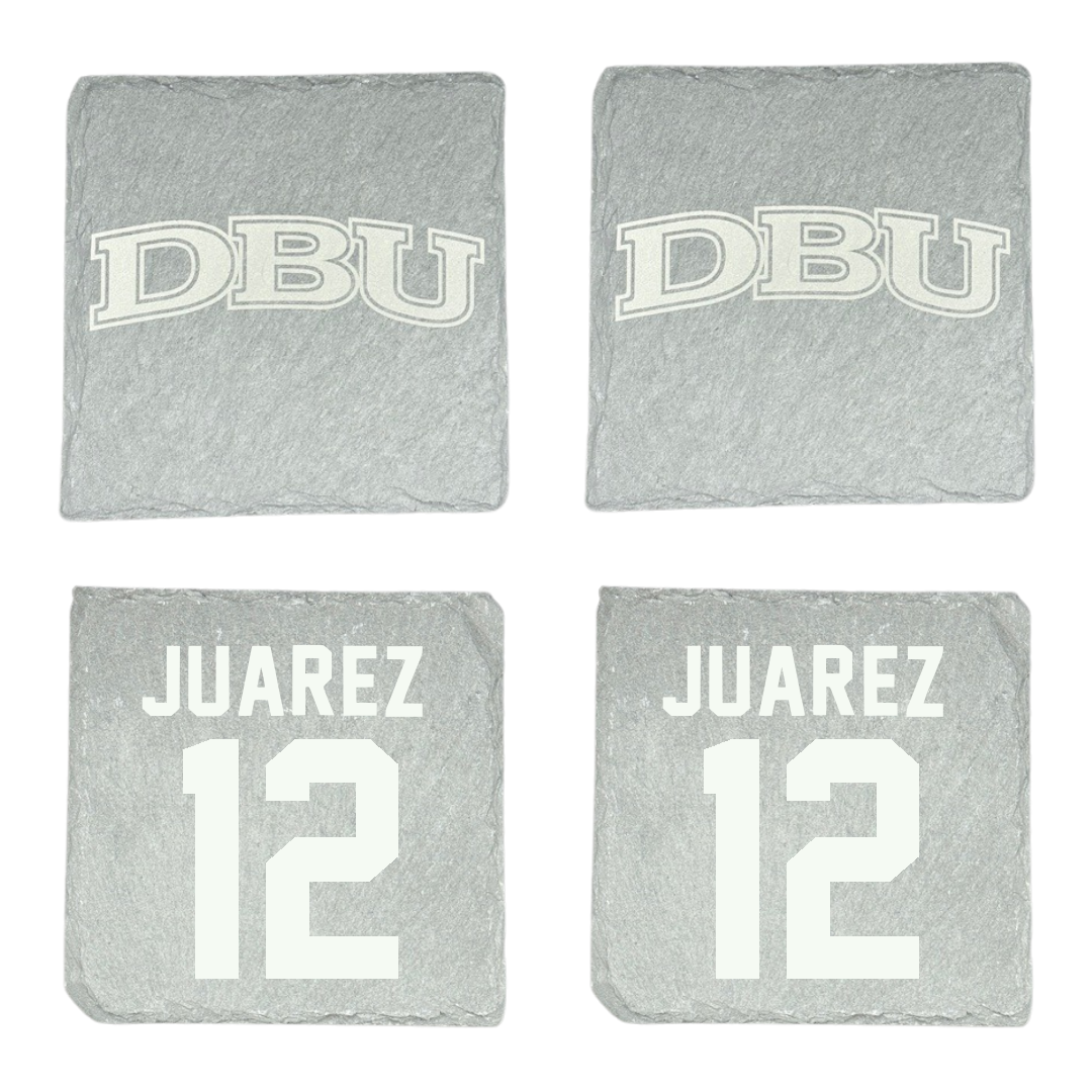 Dallas Baptist University Ice Hockey Stone Coaster (4 Pack)  - #12 Exavier Juarez
