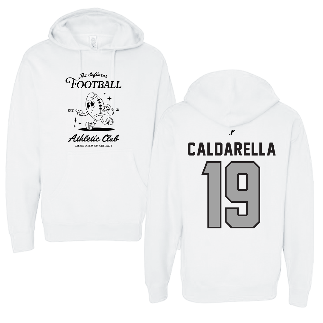 Football White Influxer Athletic Club Hoodie - #19 Luca Caldarella