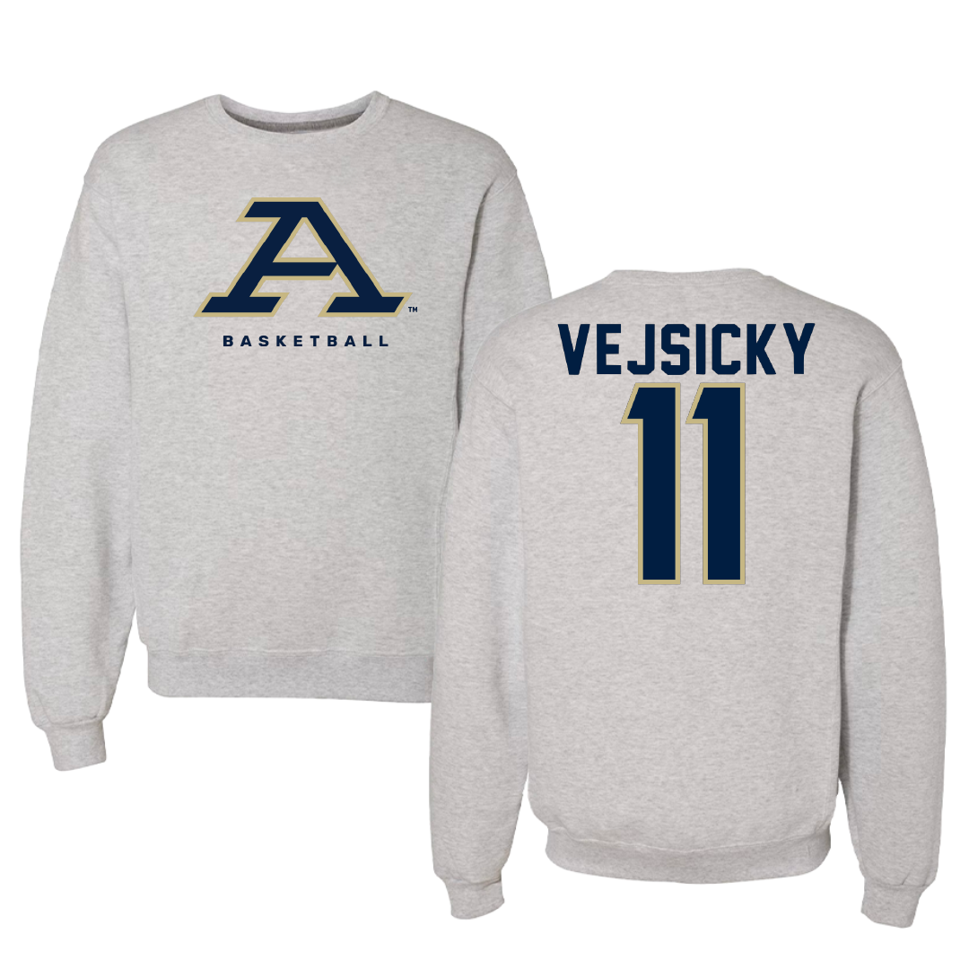 University of Akron Basketball Gray Crewneck - #11 Maddie Vejsicky