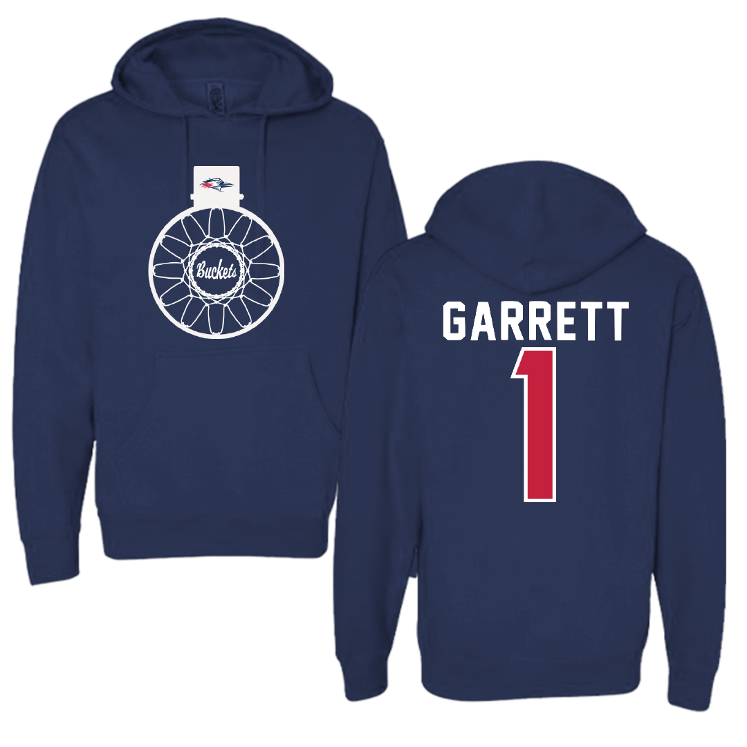 Metropolitan State University of Denver Basketball Navy Buckets Hoodie - #1 KJ Garrett