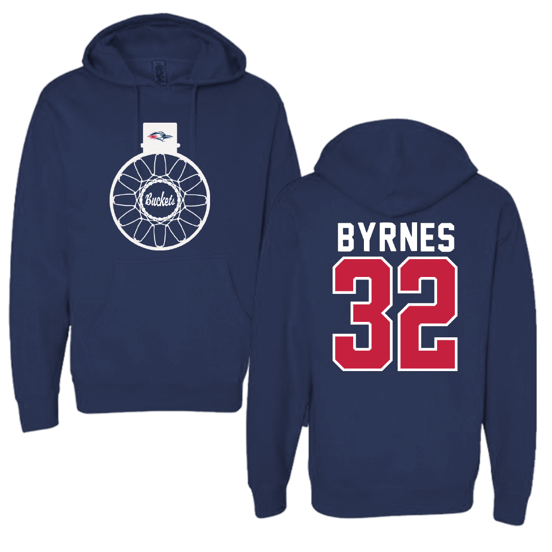 Metropolitan State University of Denver Basketball Navy Buckets Hoodie - #32 Amanda Byrnes