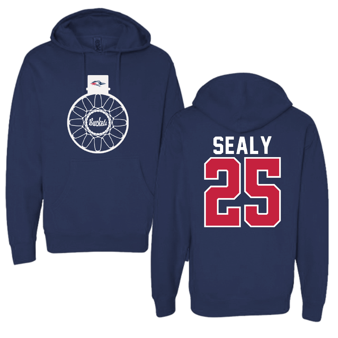 Metropolitan State University of Denver Basketball Navy Buckets Hoodie - #25 Brianna Sealy