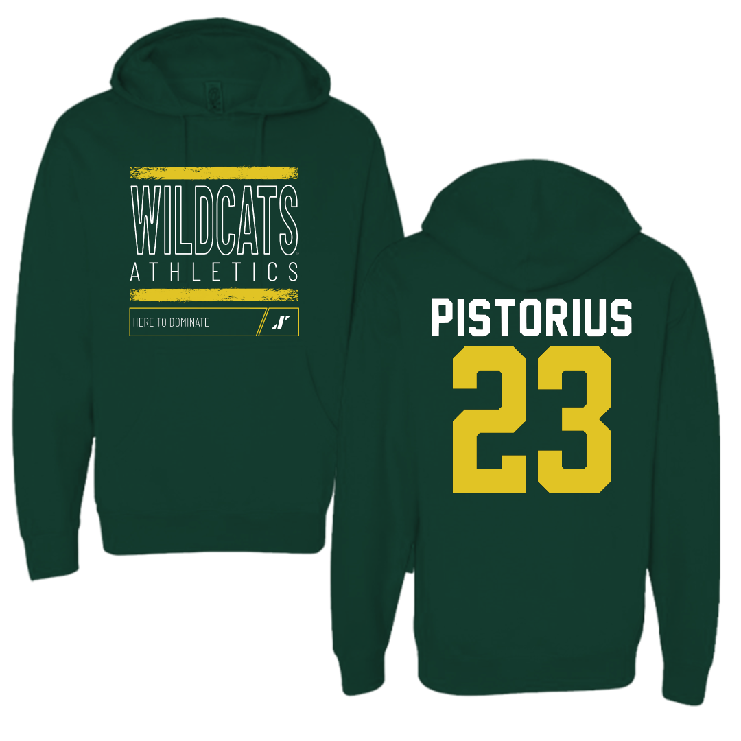 Northern Michigan University Soccer Forest Green Dominate Hoodie - #23 Molly Pistorius