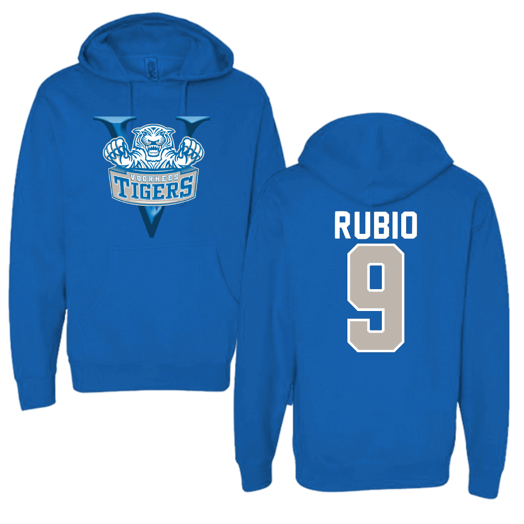 Voorhees University Baseball Blue Hoodie - #9 Miguel Rubio