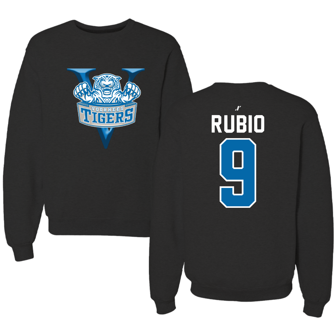 Voorhees University Baseball Black Crewneck - #9 Miguel Rubio