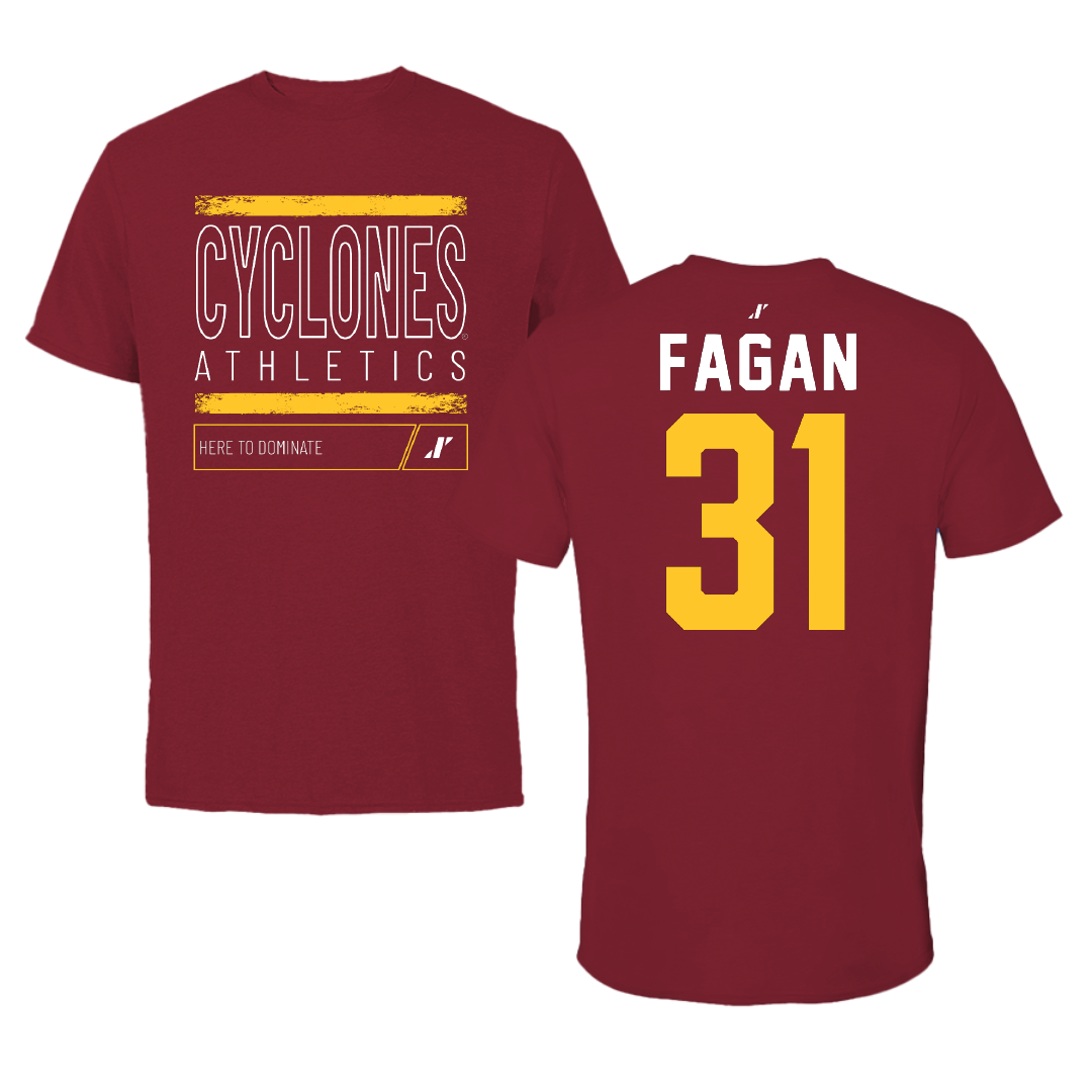 Iowa State University Soccer Cardinal Dominate Tee - #31 Cadence Fagan