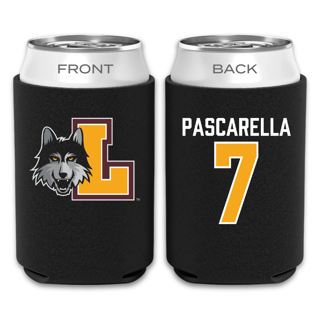 Loyola University-Chicago Soccer Black Can Cooler - #7 Jordan Pascarella