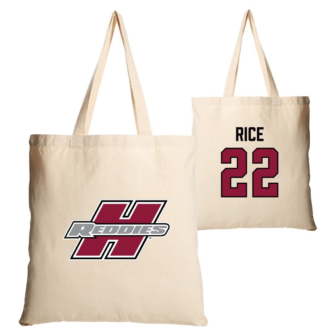 Henderson State University Baseball Tan Canvas Tote Bag - #22 Luke Rice