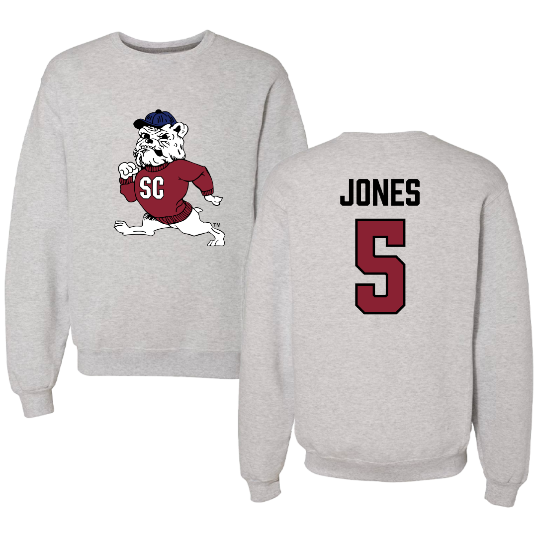 South Carolina State University Football Gray Crewneck - #5 Tyler Jones