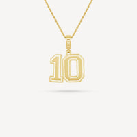 Gold Presidents Pendant and Chain - #10 Jacques Wyatt III